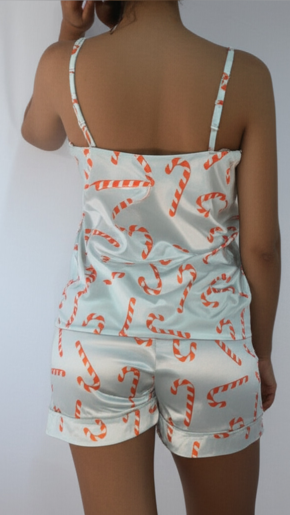 Pijama Short con Blusa de Tiras