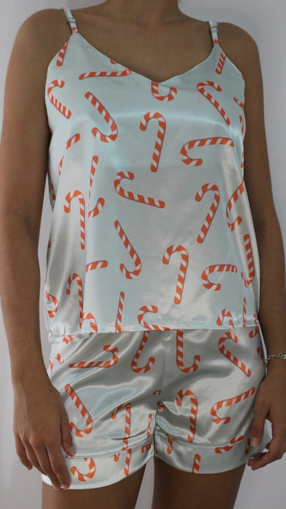 Pijama Short con Blusa de Tiras