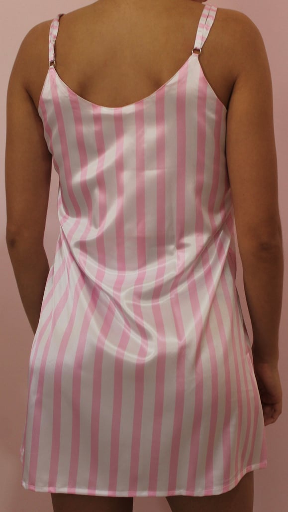 Bata de Tiras con Rayas Chic