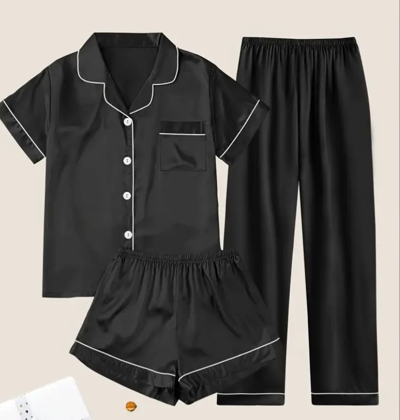 Pijama Camisera Duo Look – Short o Pantalón Largo